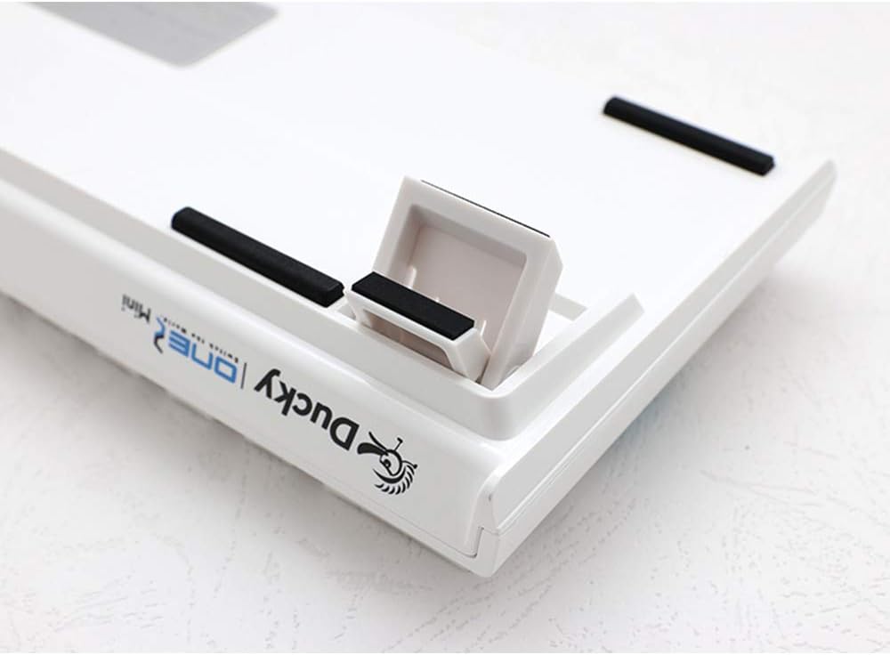 Ducky One 2 Mini Pure White - RGB LED 60% Double Shot PBT Mechanical Keyboard (Cherry MX Brown)