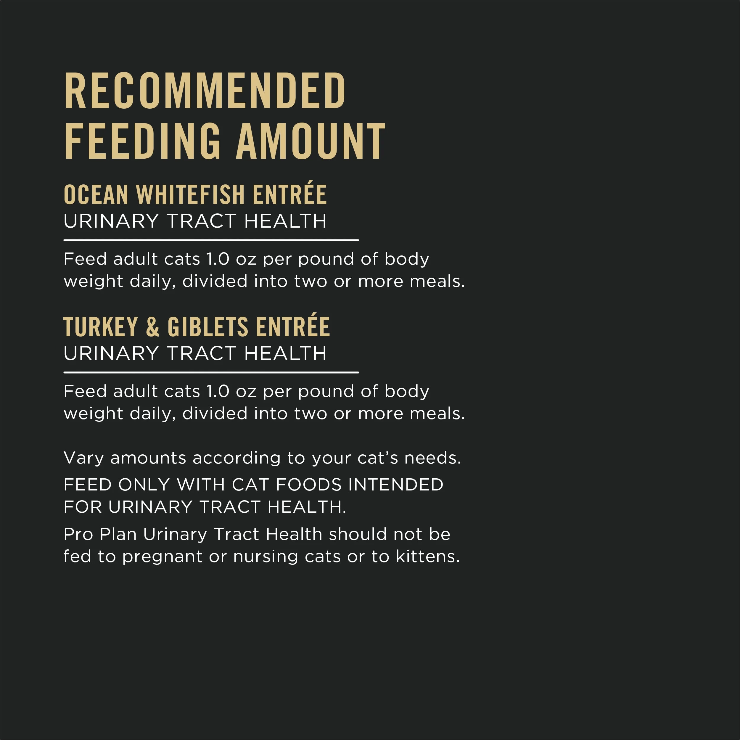 Purina Pro Plan Urinary Tract Cat Food, Wet Cat Food Variety Pack, Turkey and Ocean Whitefish Entrees, 5.5 oz. Can