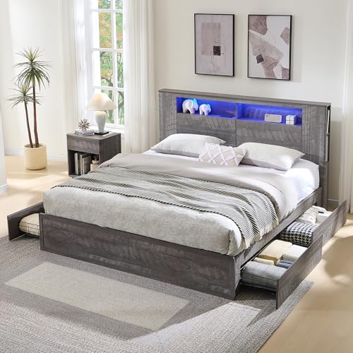 Queen Size Bed Frame with 47