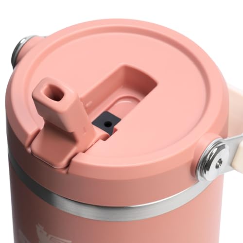 Stanley IceFlow Flip Straw Tumbler with Handle 30 oz | Twist On Lid and Flip Up Straw | Leak Resistant Water Bottle | Insulated Stainless Steel |BPA-Free | Lilac