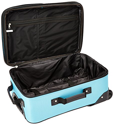 Rockland Fashion Expandable Softside Upright Luggage Set, Charcoal, 2-Piece (14/19)