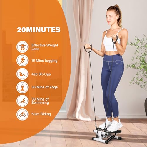 YSSOA Mini Stepper with Resistance Band