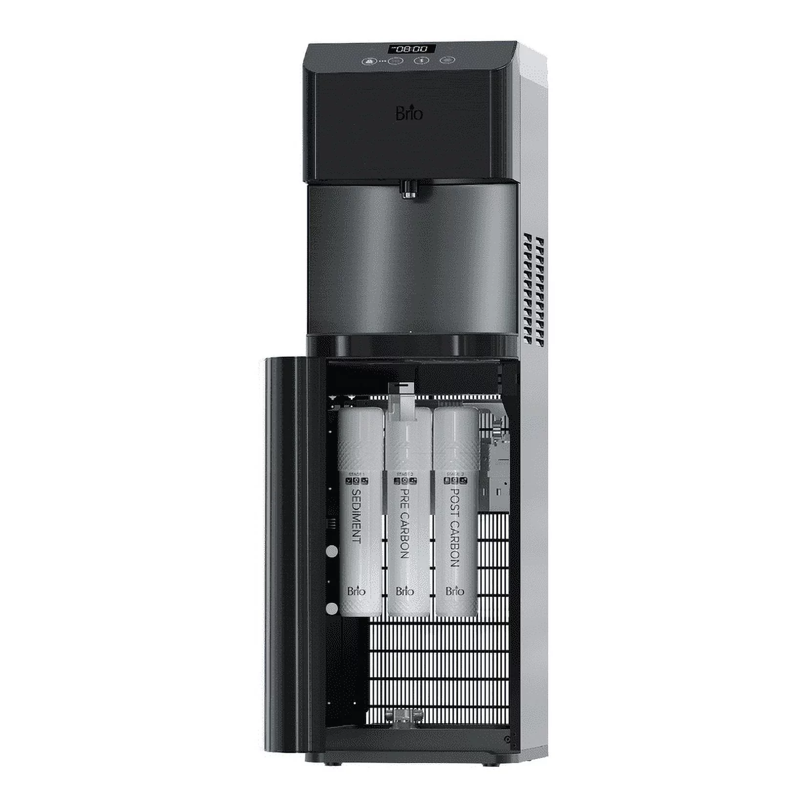 Brio 700 Series 3-Stage Capacity Ultra-Filtration Moderna Water Cooler Dispenser, Height 41.05