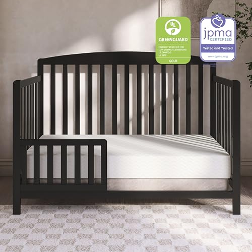 Dream On Me Baby Zzz 5” Crib Mattress, GREENGUARD Gold & JPMA Certified, Water-Resistant Sleep Surface, Machine Washable Cover, Fits Standard Cribs & Toddler Beds