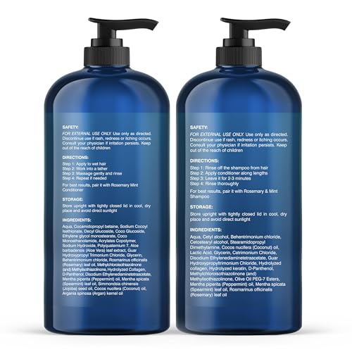 Botanic Hearth Tea Tree Shampoo And Conditioner Set | With 100% Pure Tea Tree Oil, For Itchy And Dry Scalp, Sulfate/Paraben Free | For Men And Women | 16 Fl Oz Each