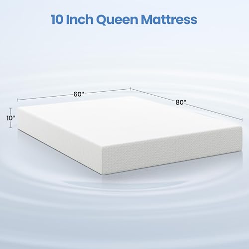 Yaheetech 8 Inch Twin Mattress 3 Foam Layer Cooling Gel Memory Foam Mattresses, Green Tea for Fresher Sleep, Medium Firm, CertiPUR-US Certified, Twin Size Mattress in a Box