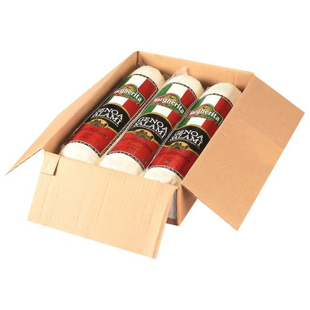 Margherita Genoa Deli Salami, 6.7 Pound -- 3 per case.