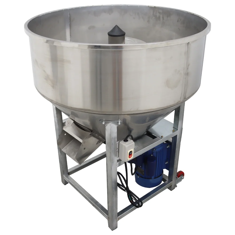 Techtongda 440Lbs Feed Mixer Granular Plastic Mixer Blender Mixing Machine Stainless Steel 220V