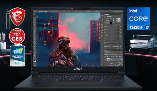 MSI Ultralight Stealth 14 Gaming Laptop - 13th Gen Intel i7-13620H - Nvidia Geforce RTX 4060-14