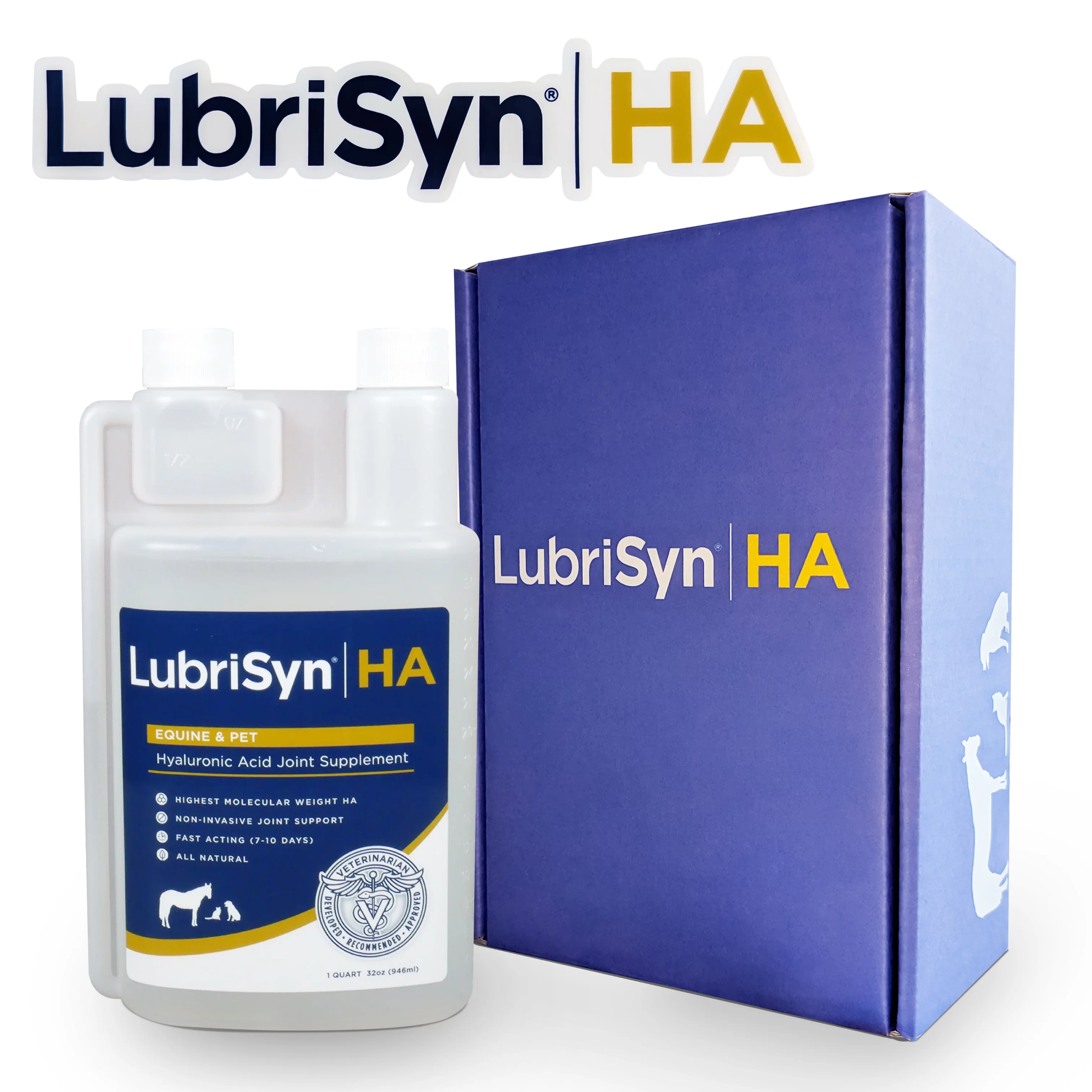 LubriSyn HA Joint Supplement for Equine  Pet 32 oz