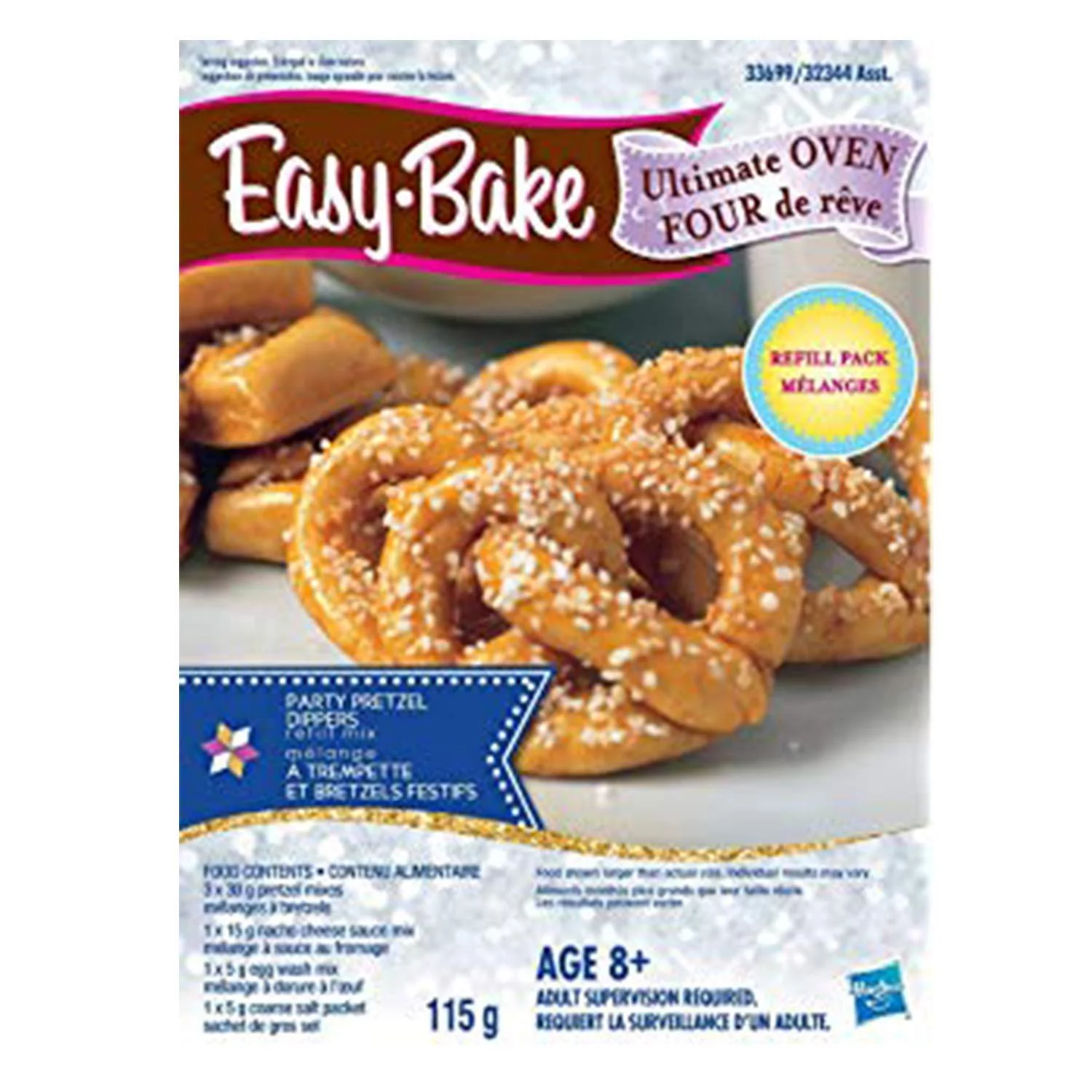 FIVE DEALS Easy Bake Oven Star Edition + Chocolate Chip and Pink Sugar Refill + Red Velvet Cupcakes Refill + Party Pretzel Refill Pack + Mini Whisk.