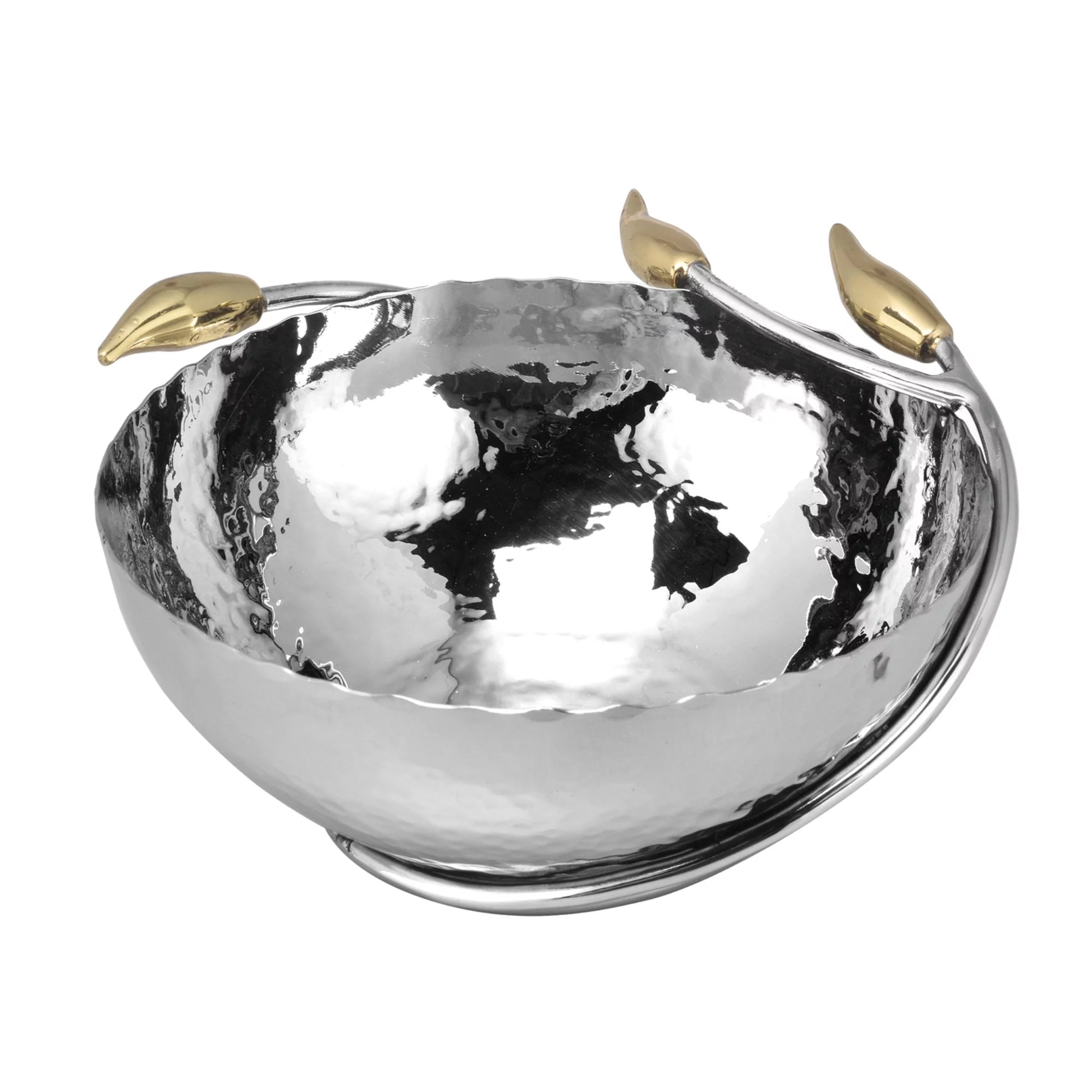 INOX artisans Hammered Chilly Nut Bowl