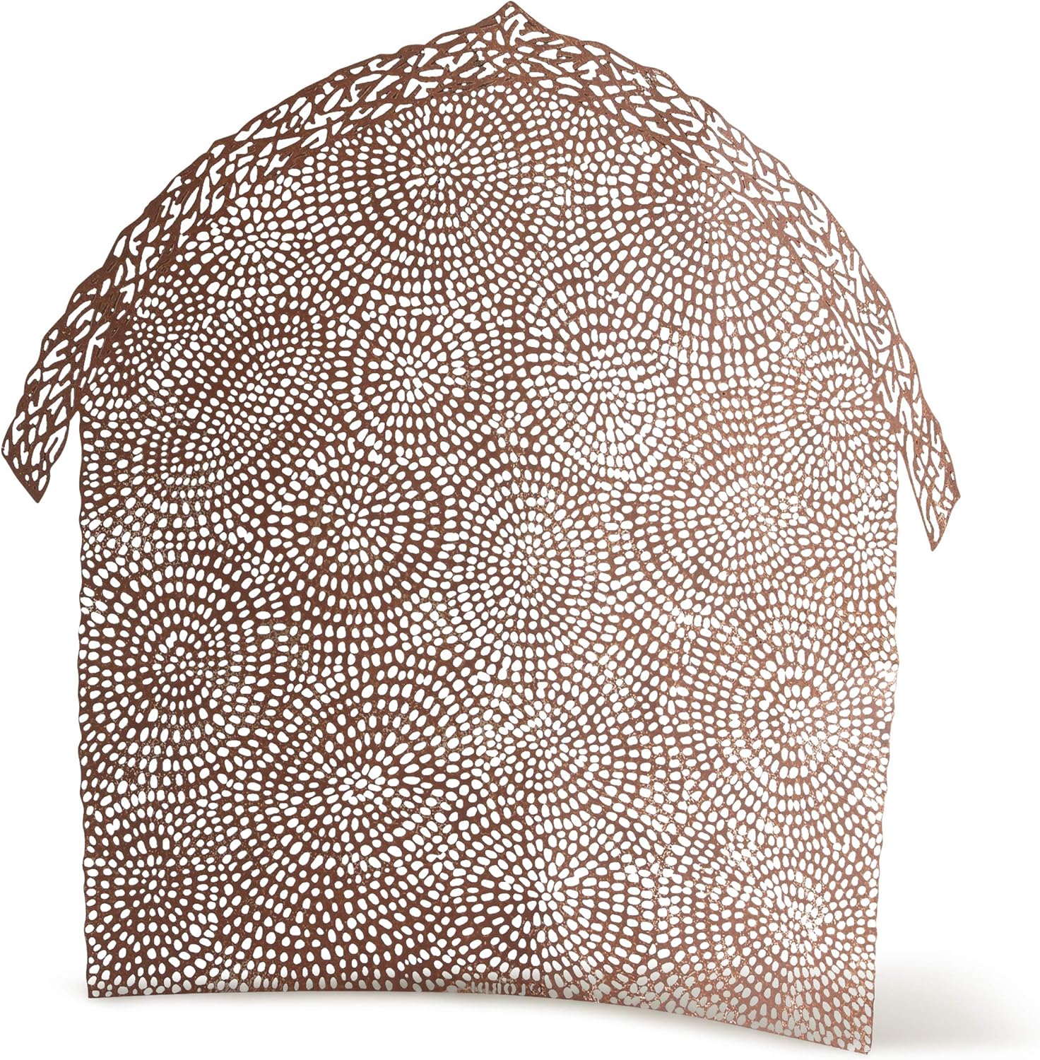 Willow Tree Shelter for The Holy Family, pierced-metal nativity backdrop