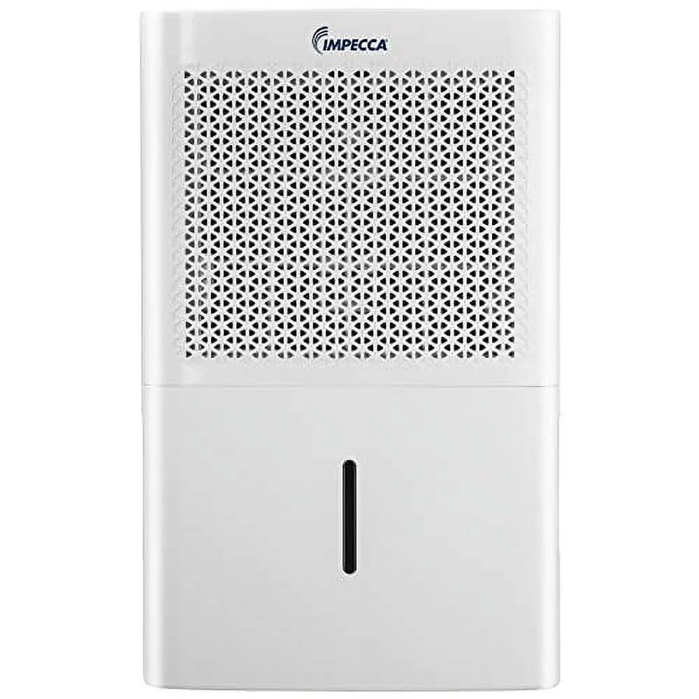 Impecca 3000 Sq.Ft 35 Pint Dehumidifier for Home, Basements, or Bathrooms - Super Quiet, White (Previous 50 Pint)