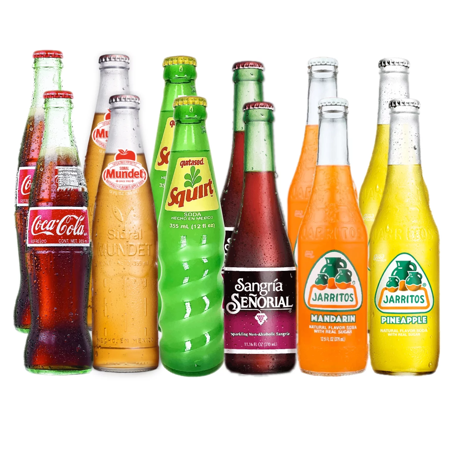 Mexican Soda Favorites Variety/Party Pack (12 Pack)