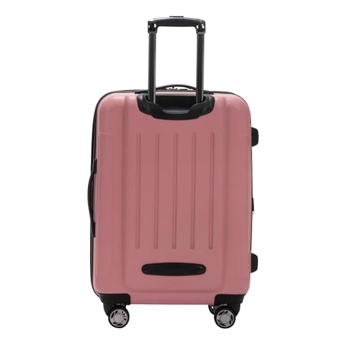 Kenneth Cole REACTION Renegade Luggage Expandable 8-Wheel Spinner Lightweight Hardside Suitcase, Navy Blue, 20-Inch Carry On