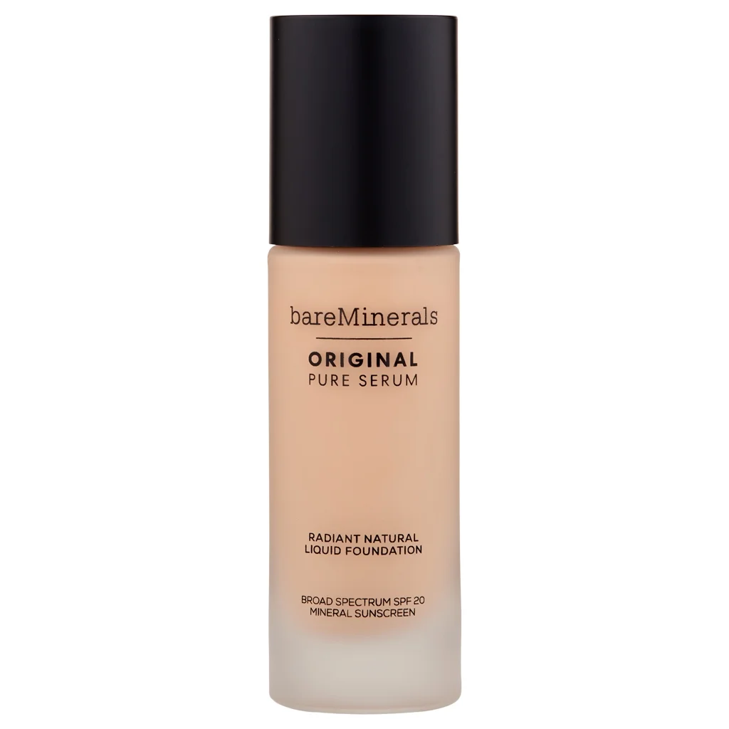 Bareminerals Original Pure Serum Radiant Natural Liquid Foundation 30ml 1oz - Medium Neutral 3