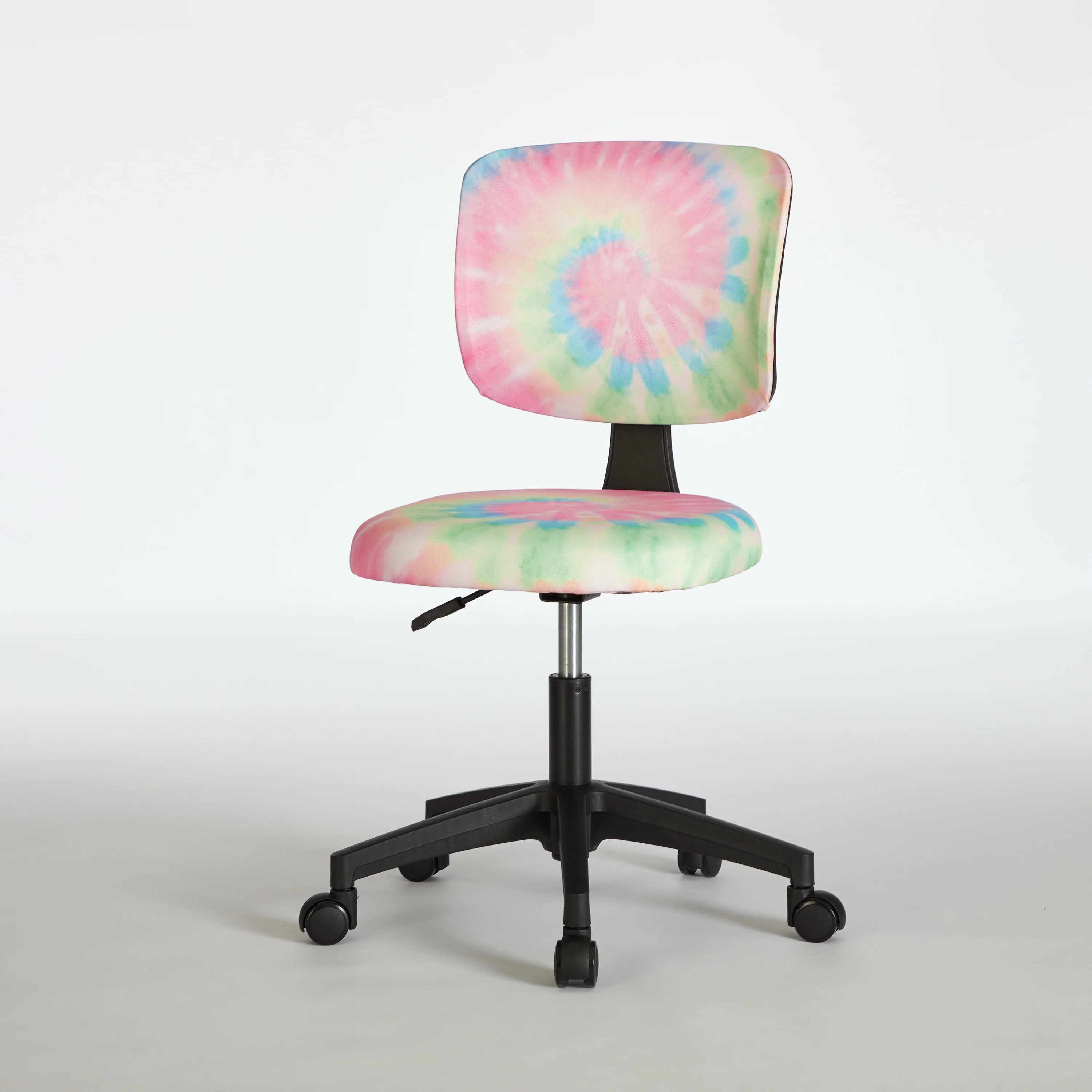 Justice Swivel Mesh Task Office Chair, Rainbow Tie Dye Pink
