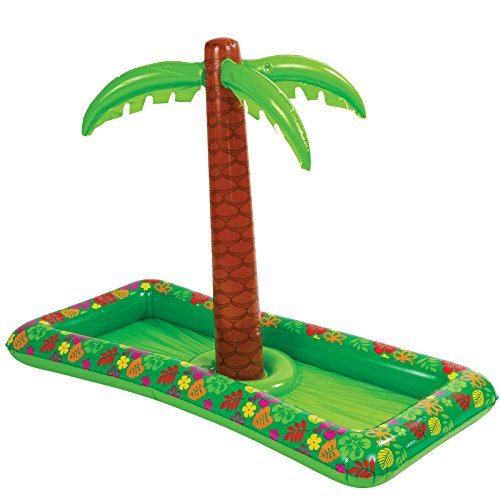 amscan Inflatable Palm Tree Buffet Cooler - 4 Ft., 1 Pc