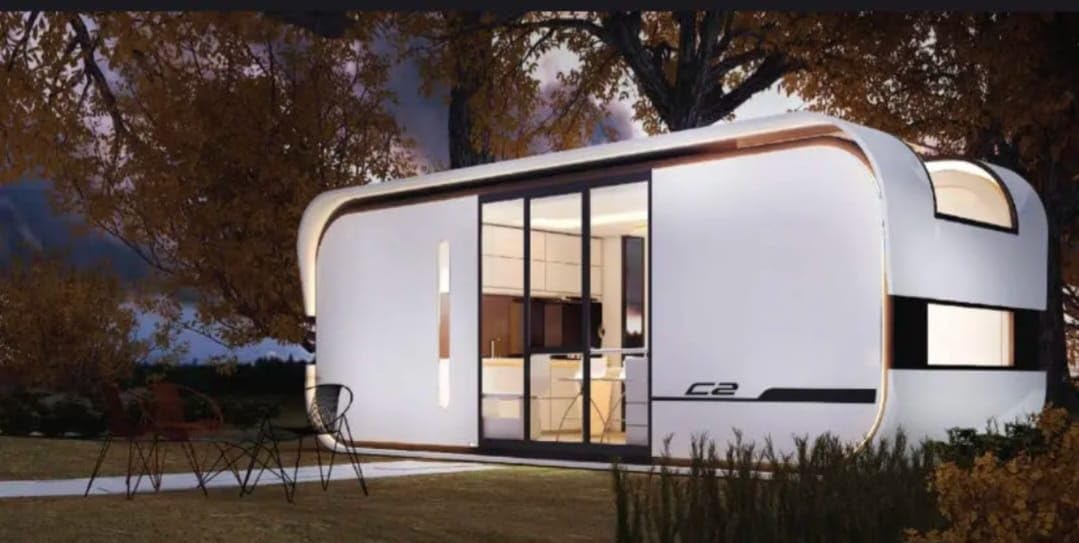 Premium One-Bedroom Capsule House with Ensuite Bathroom - Modern Hotel Room, Compact Design for Urban and Remote Settings - Ideal for Comfortable Living and Travel Accommodations