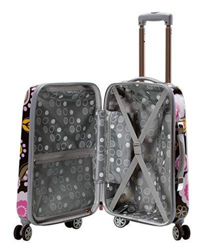 Rockland Vision Hardside Spinner Wheel Luggage, Pucci, Carry-On 20-Inch