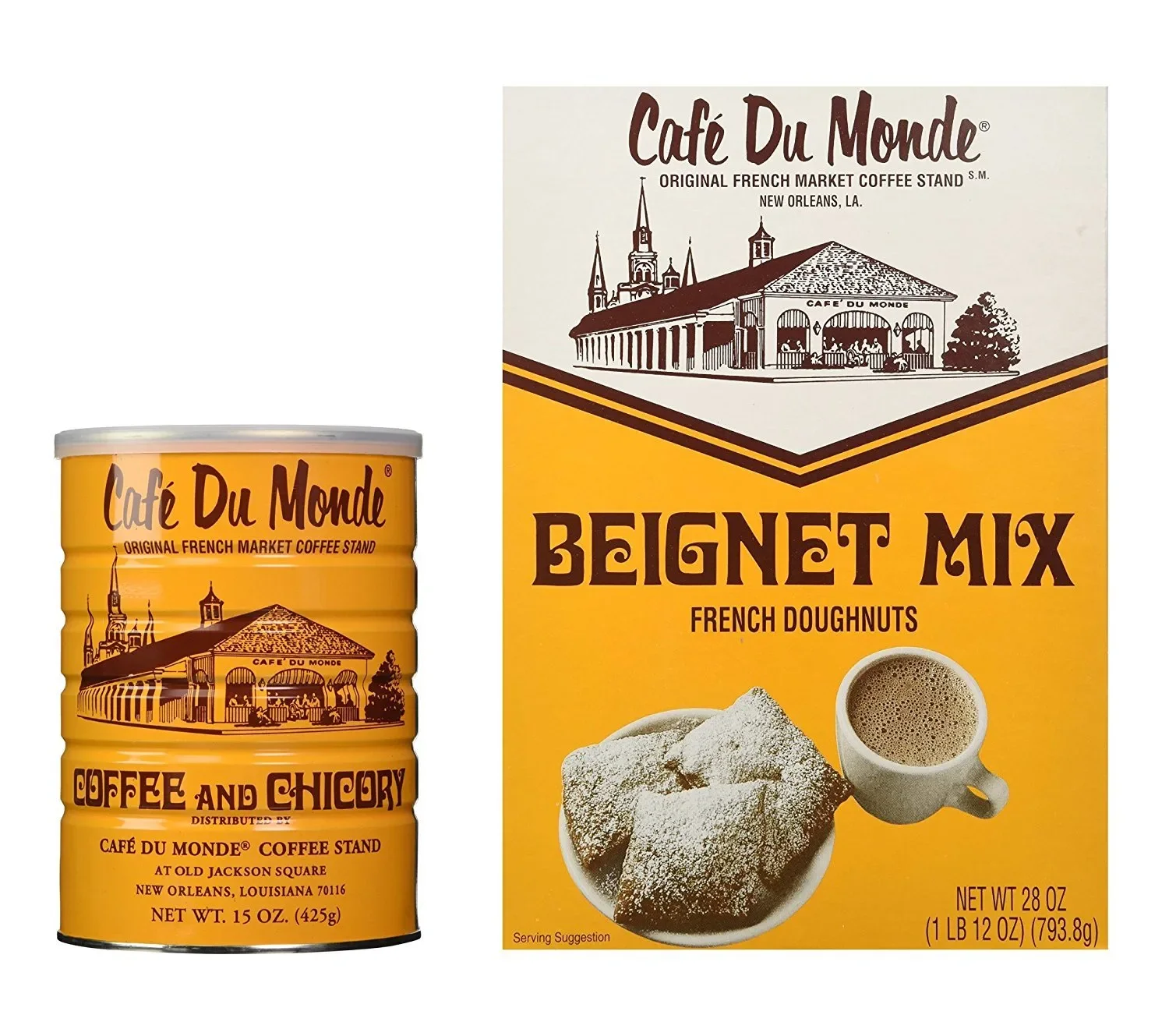 Cafe Du Monde Coffee And Beignet Mix Set