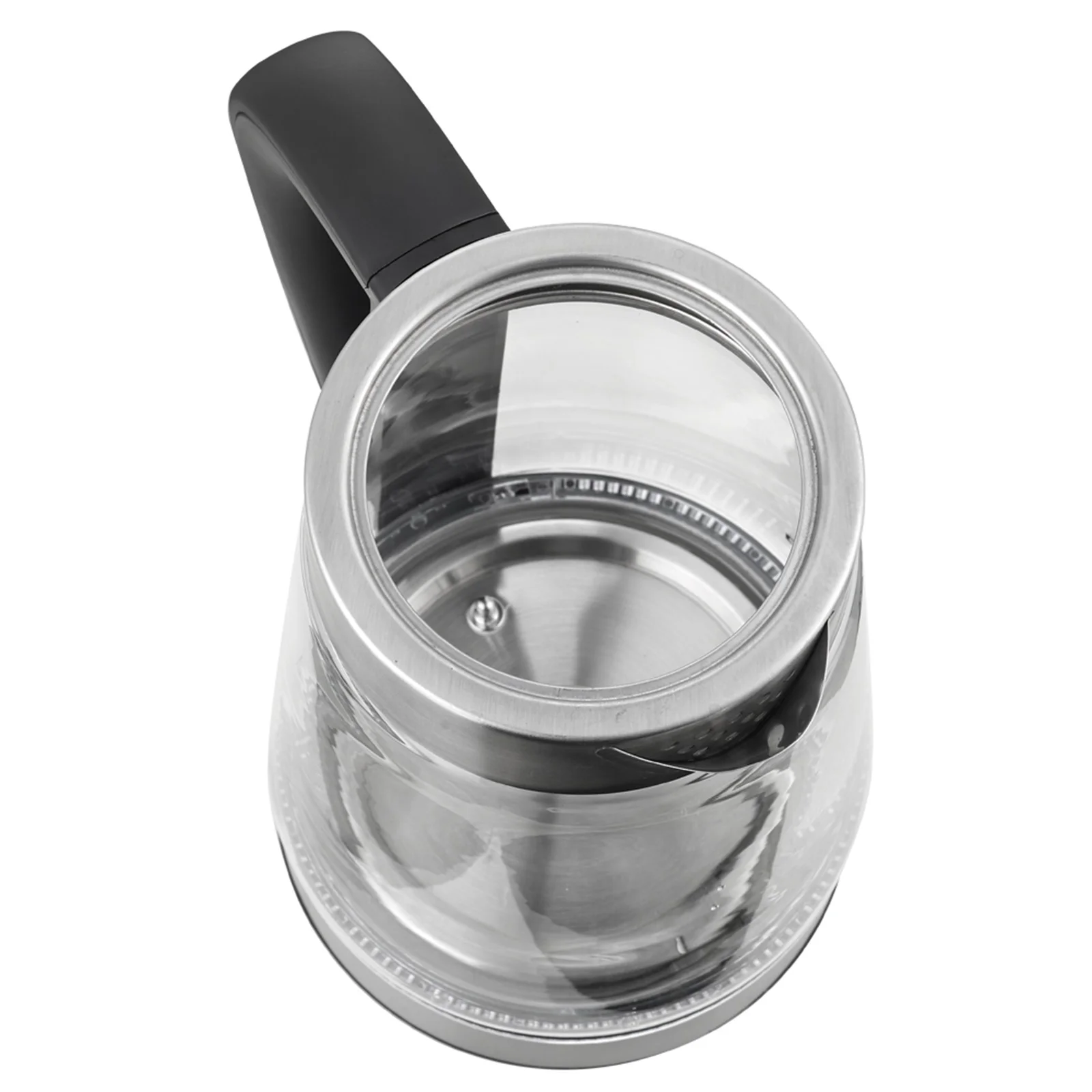 Seyurigaoka Black Household Electric Glass Kettle 2.5L Stainless Steel Kettle