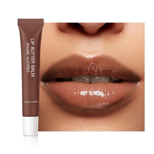 4 PCS Summer Special Lip Butter Balm – Ultra-Hydrating Lip Care with Shea Butter & Olive Oil, Soothes Dry Lips with Natural Tint & Gloss Effect, Lip Plumper Moisture & Light Lip Stain Finish