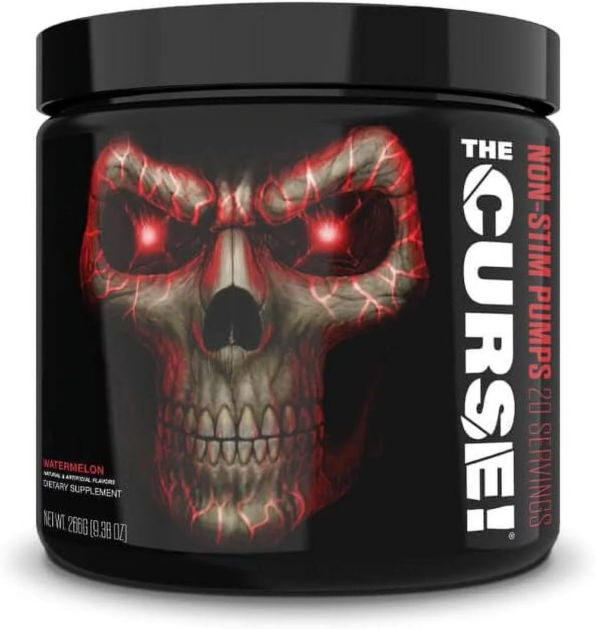 JNX Sports® The Curse! Non-Stim Pumps Caffene Free Pre-Workout Watermelon 20 Serves