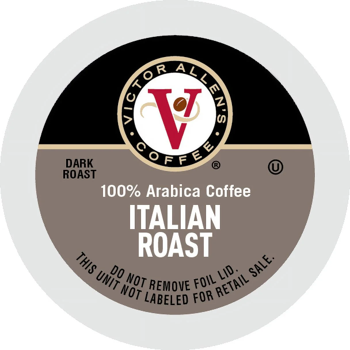 Victor Allen's Coffee Italian Roast, Dark Roast, 200 count, Single Serve Coffee Pods for Keurig K-Cup Brewers