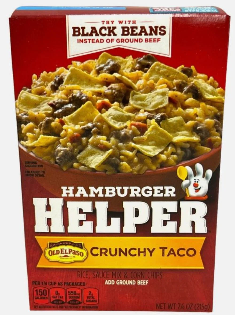 Betty Crocker Hamburger Helper Crunchy Taco Hamburger Helper 7.6 Oz (Pack of 18)