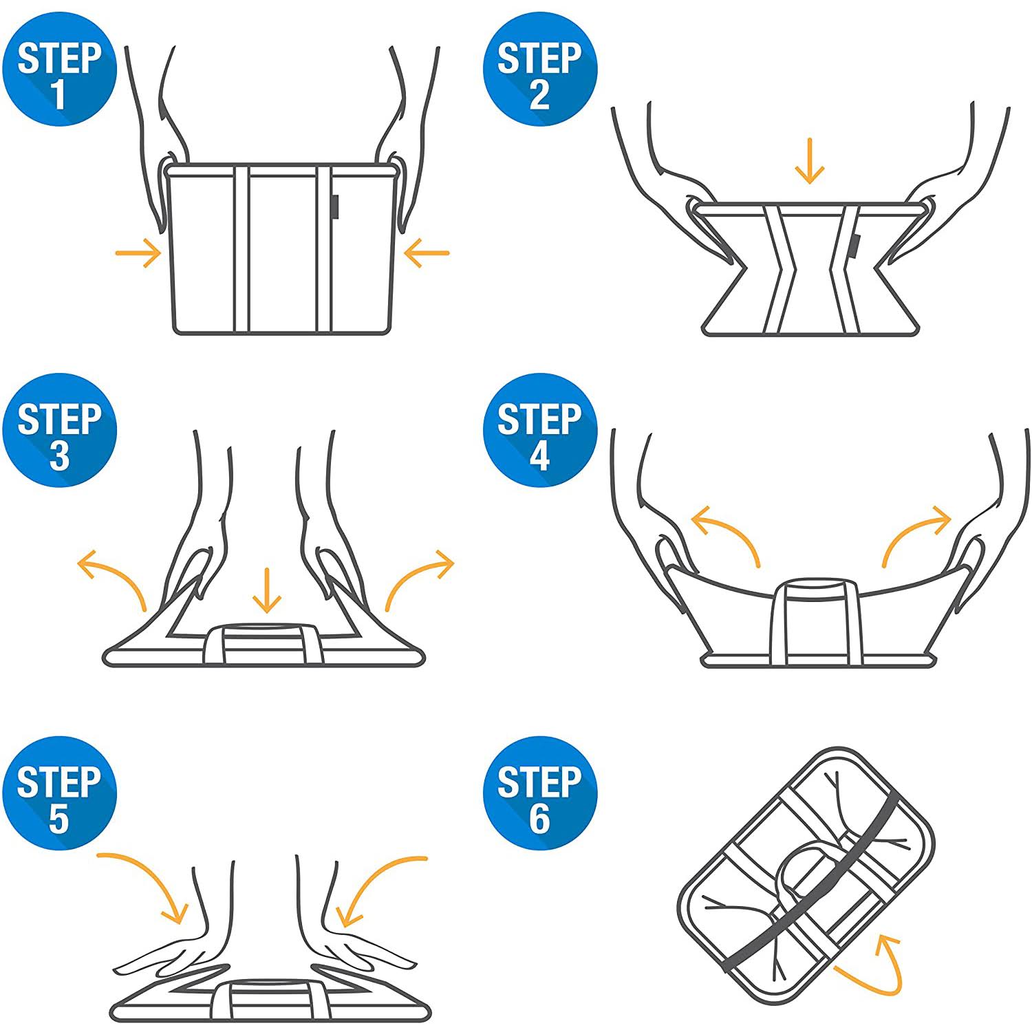 Clevermade 20L EcoBasket Grocery Tote Bags with Shoulder Strap, Plum (3 Pack)