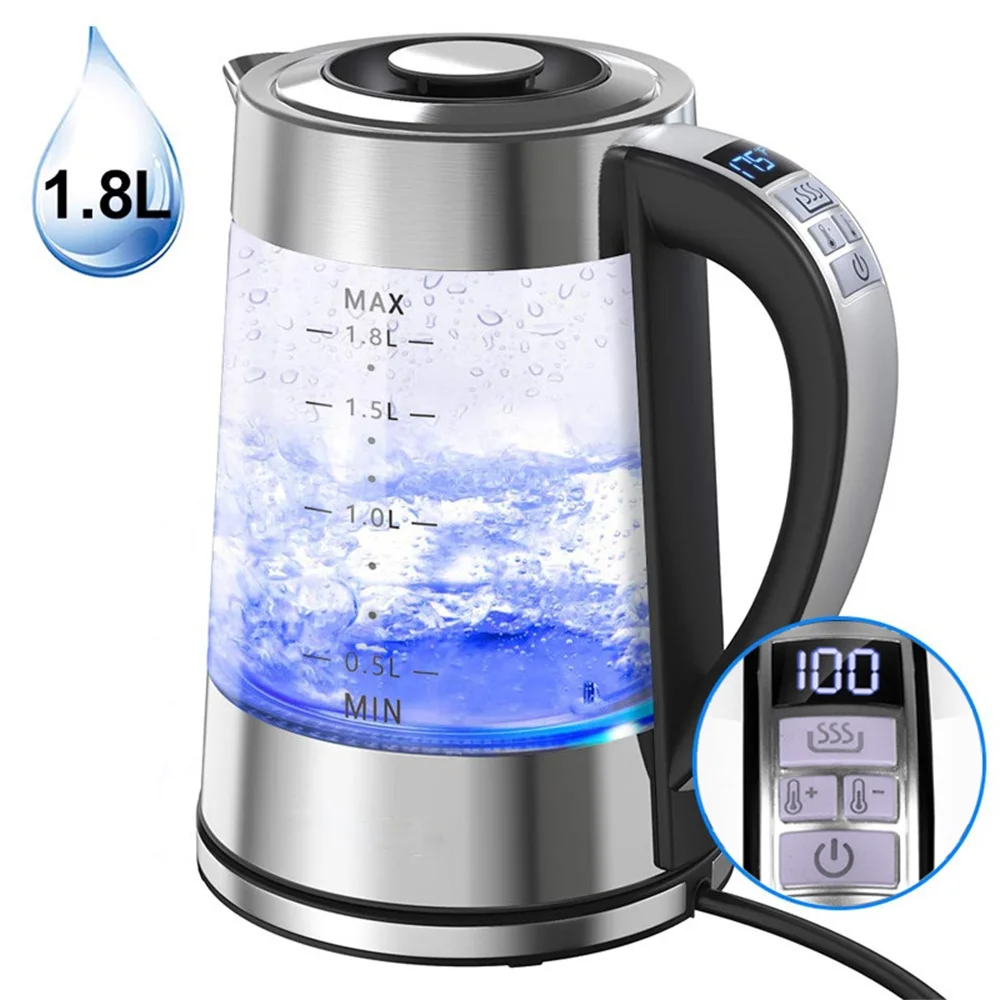 Intelligent Constant Temperature Glass Electric Kettle Household Multifunctional Automatic Power-off Insulation