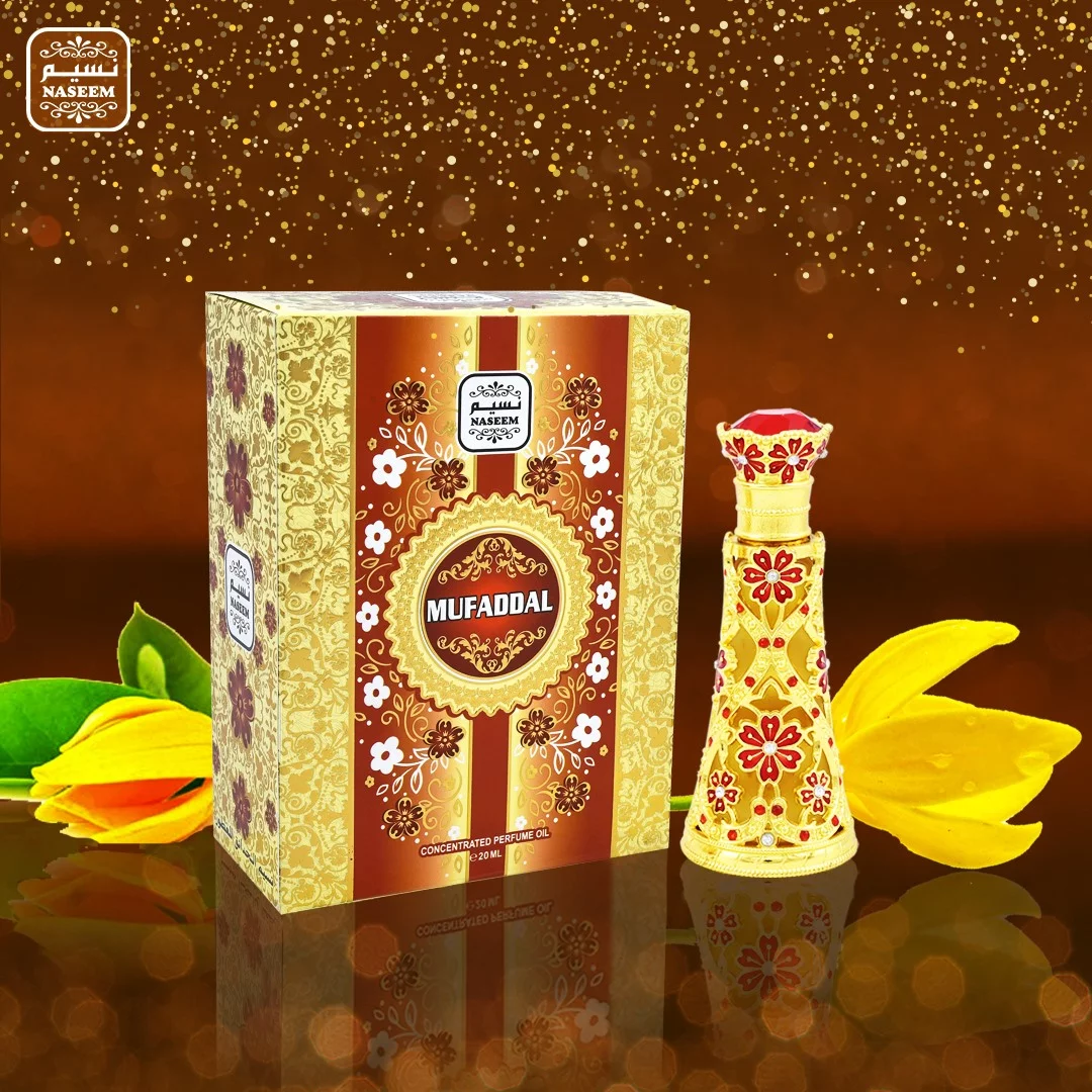 Mufaddal Perfume Oil Long Lasting Fruity Leather Musk Men Perfume Oil by Naseem