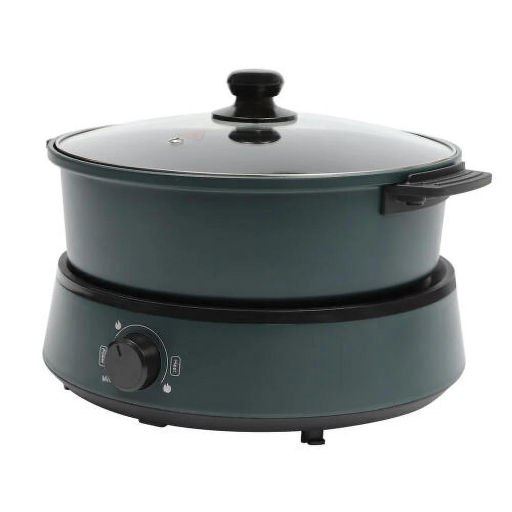 Electric Hot Pot Electric Removable Non Stick Split Kitchen Cooker 4 L 1350W