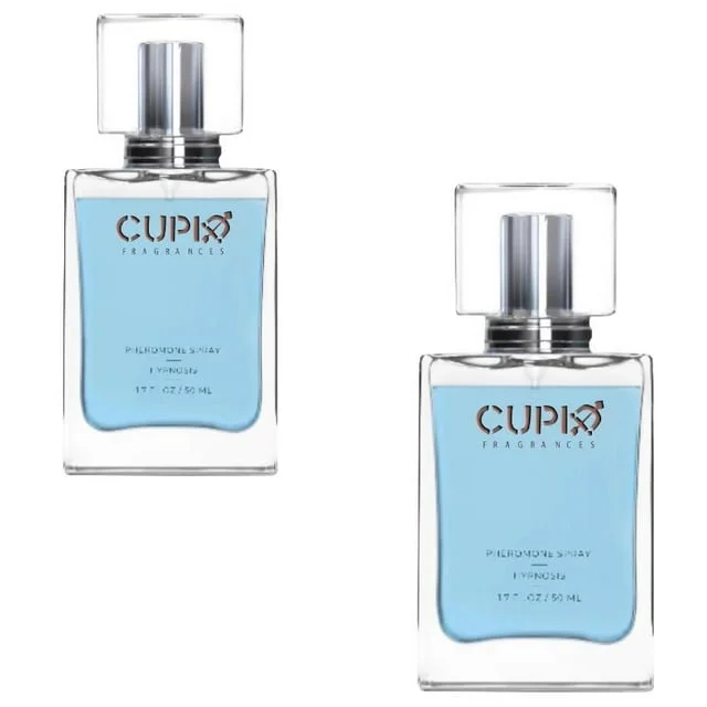 Cupid Charm Toilette for Men (Pheromone-Infused), Long-Lasting Romantic Perfume, Cupid Hypnosis Cologne Fragrances for Men, Enhanced Scents Perfume Cologne,50ml/1.7 fl oz,2PCS