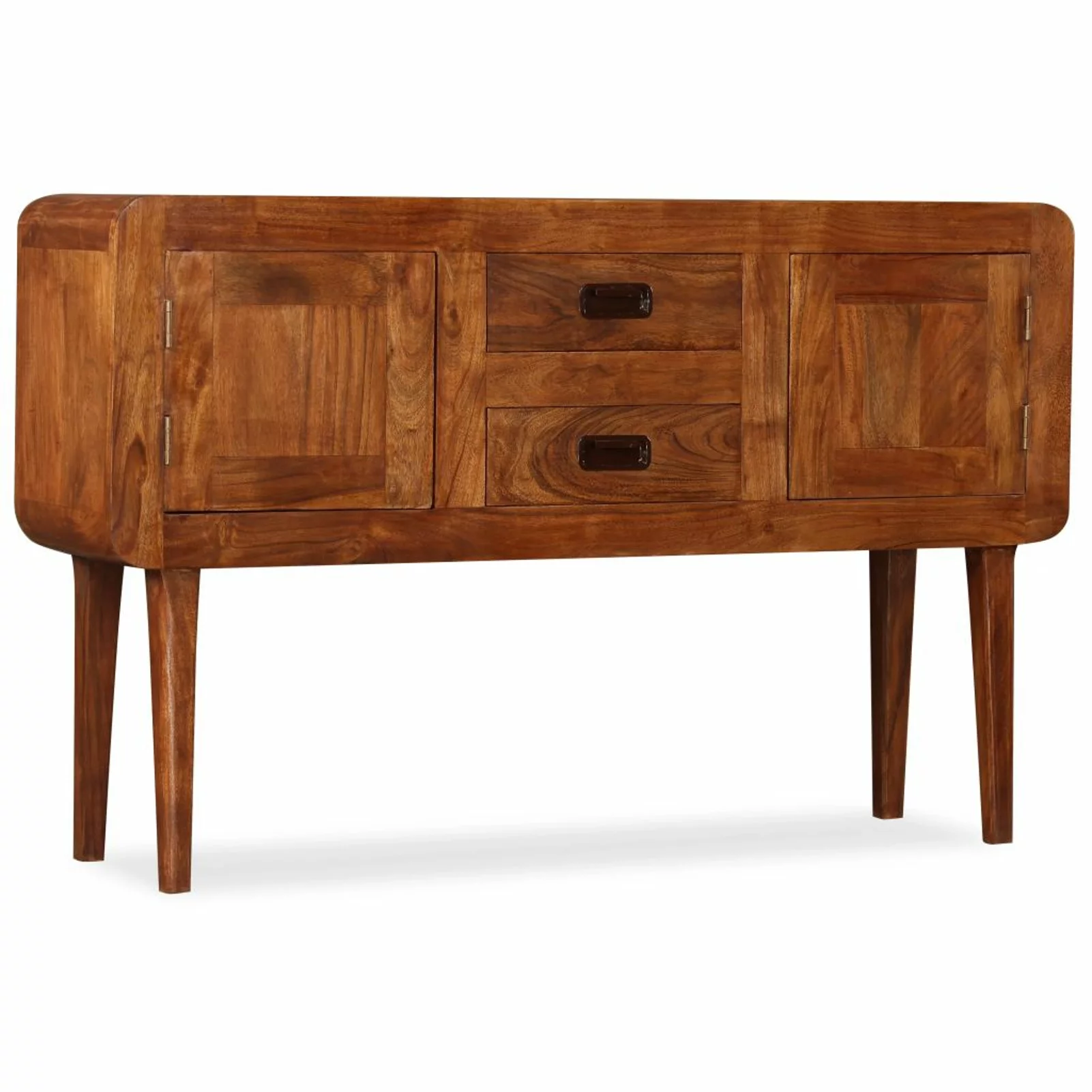 OWSOO Sideboard Solid Wood with Sheesham Finish 47.2