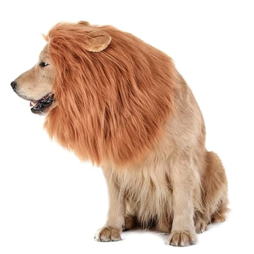 Dog Lion Mane Headwear, Funny Ear Headwear for Dogs, Halloween Party