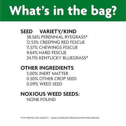 Scotts Turf Builder Grass Seed Sun & Shade Mix with Fertilizer and Soil Improver, Thrives in Many Conditions, 5.6 lbs.
