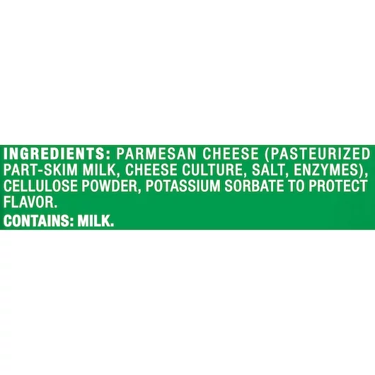 Kraft Grated Parmesan Cheese, 3 Ounce -- 24 per Case.