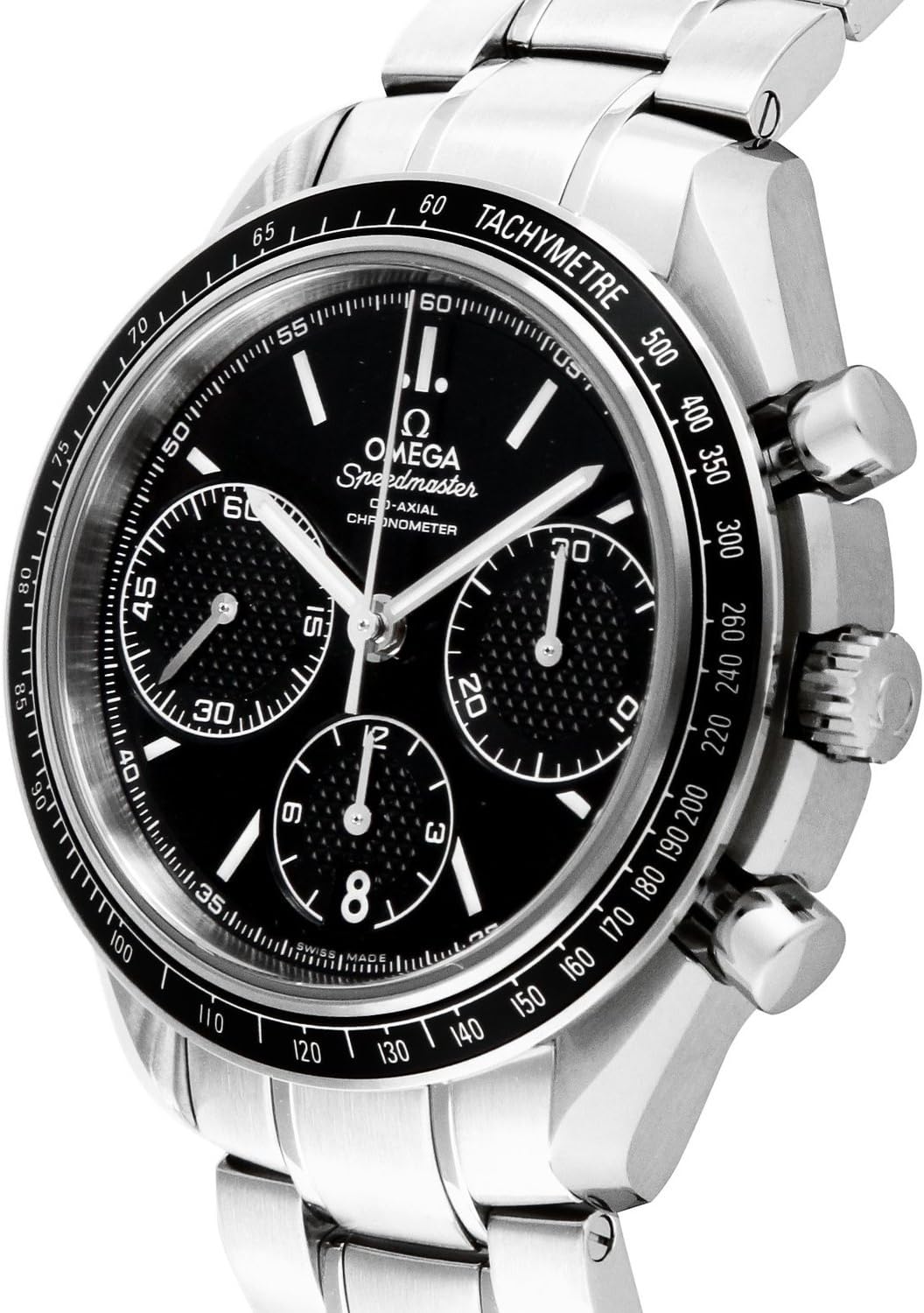 Omega Speedmaster Racing Automatic Chronograph Black Dial Stainless Steel Mens Watch 326.30.40.50.01.001