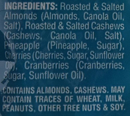 Trader Joe's Simply the Best Trek Mix with Cashews, Almonds, Pineapple, Cranberries, and Tart Cherries, 1 lb oz