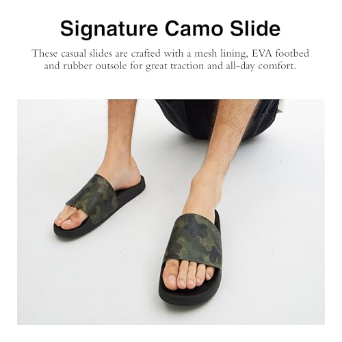 Coach Men's Signature Coated Canvas Pool Slide Sandal