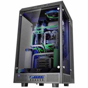 Thermaltake The Tower 900 Computer Case - Full-tower - Black, Transparent - Hot Dip Galvanized Steel - 9 x Bay