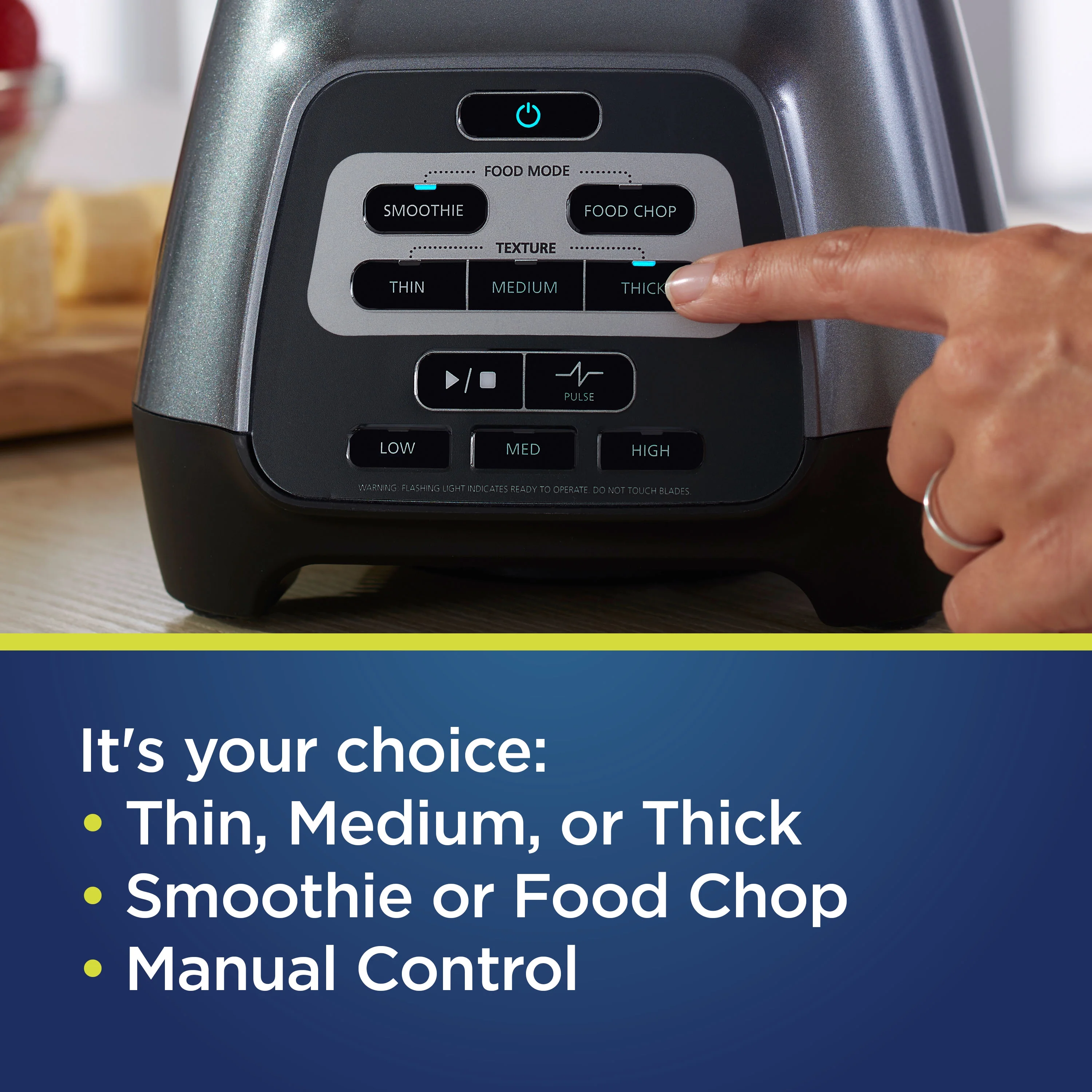 Oster Master Series Blender with Texture Select Settings, Blend-N-Go Cup and Glass Jar, Gray