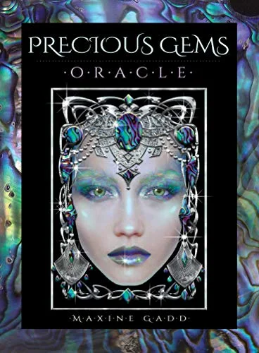 Pre-Owned Precious Gems Oracle: 40 cards and 96-page guidebook, packaged in a hardcover box set. Paperback