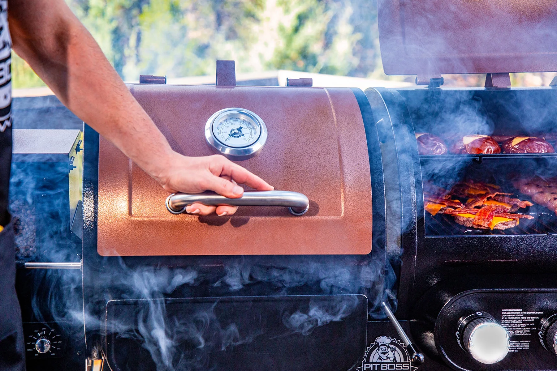 Pit Boss Charleston Gas/Pellet Combo Grill