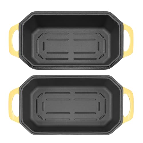 Bread Pan Cast Iron Loaf Pan with Lid Bread Loaf Pan 9x5 Inch Loaf Pan Enameled Cast Iron Sourdough Loaf Pan, DarkCyan