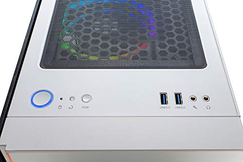 Skytech Gaming Azure 3 Desktop PC, Ryzen 7 7700 3.8 GHz (5.3GHz), NVIDIA RTX 5060, 1TB NVMe SSD, 32GB DDR5 RAM 5200 RGB, 650W Gold PSU, Wi-Fi, Win 11