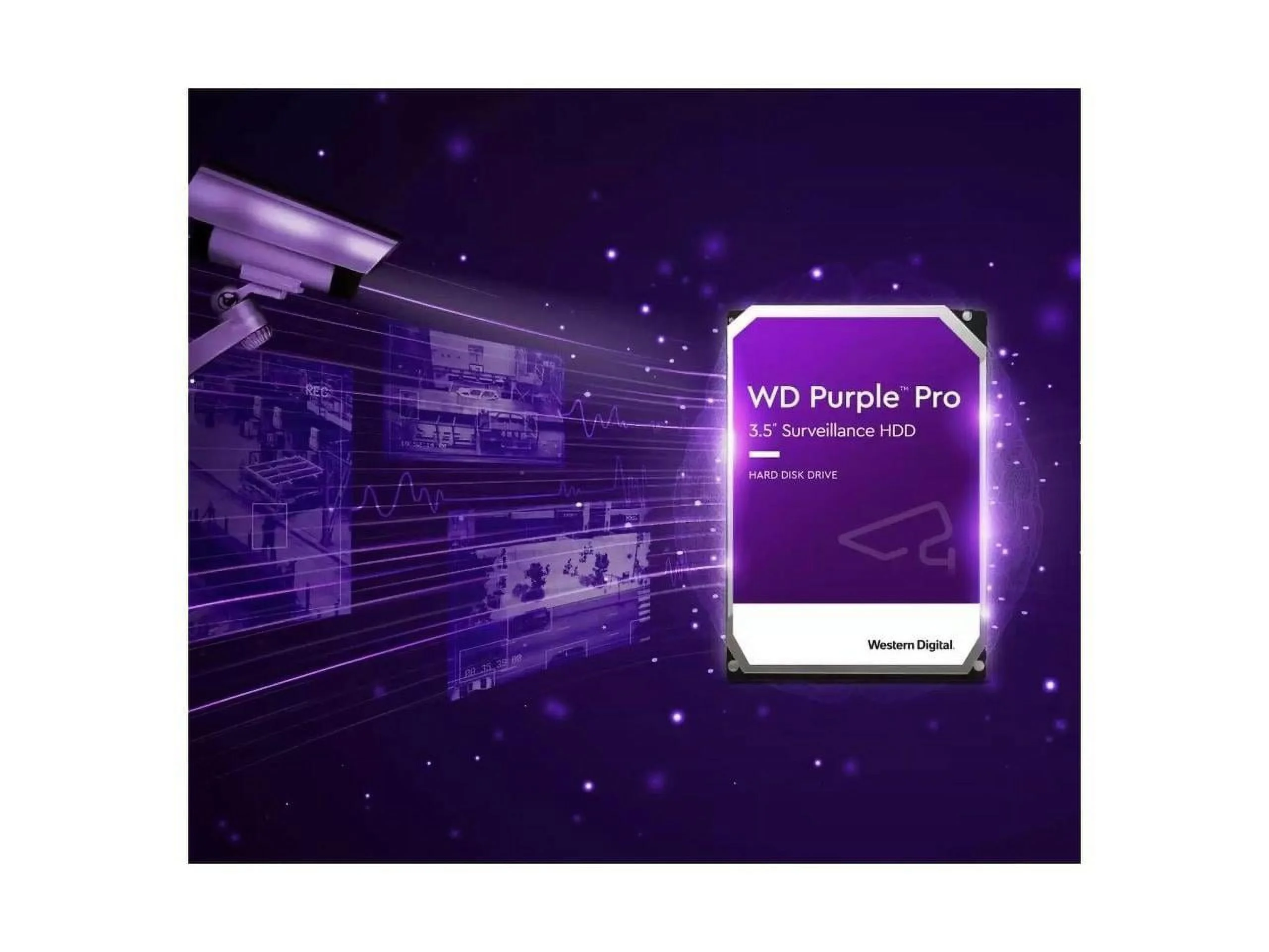 WD Purple Pro WD181PURP 18TB 7200 RPM 512MB Cache SATA 6.0Gb/s 3.5